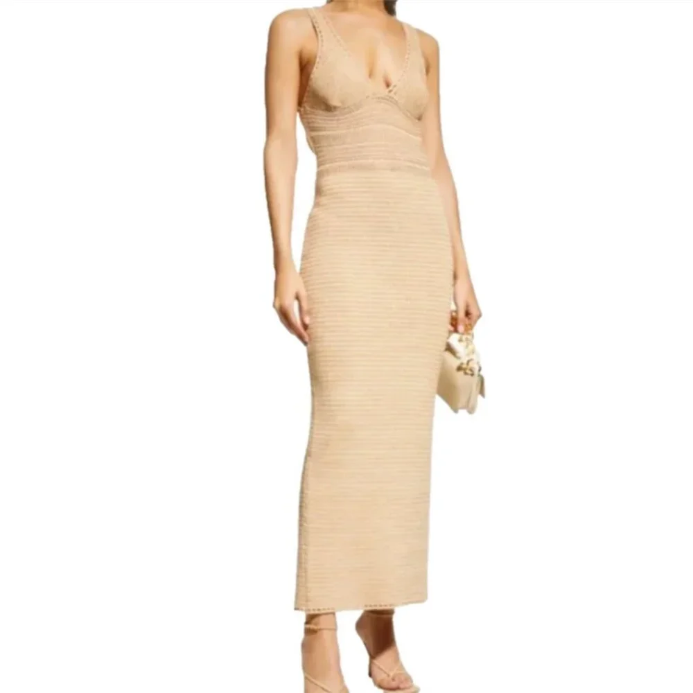Torn by Ronny Kobo Darcy Knit Maxi Dress